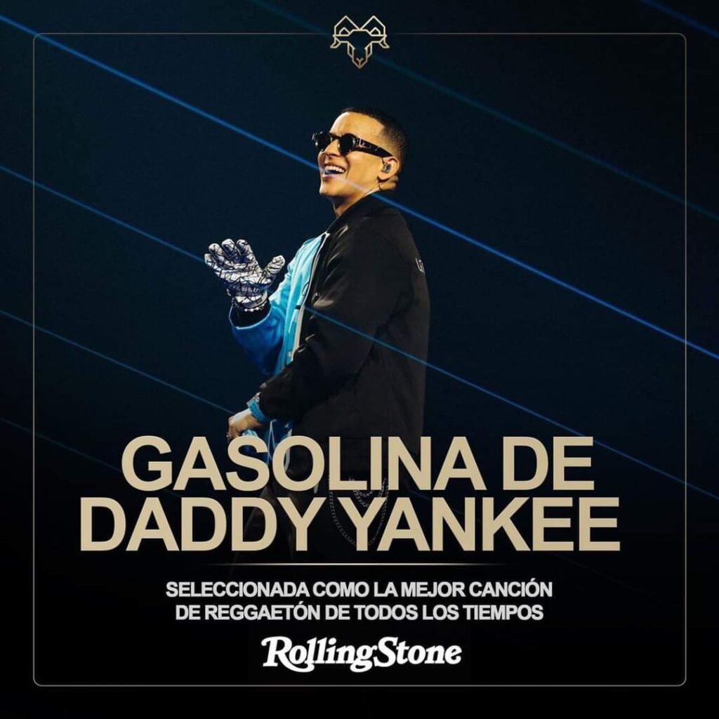 Daddy Yankee: Gasolina, la mejor canción de reguetón de todos los tiempos,  según la Revista Rolling Stone, Celebs de Estados Unidos, nnda nnlt, FAMA